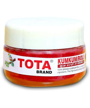 TOTA Kumkum Roli pour Puja et Tilak (150 gm) 100% pur curcuma Lot de 6 (25 g 6) Couleur - Rouge - Buy Online on GoSupps.com