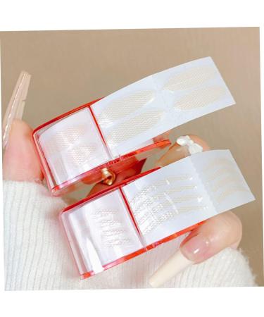 FOMIYES Tape 4 Rolls Double Eyelid Sticker Lifting Belt Eyelid Stickers Droopy Eye Lifter Strips Heart-shaped Double Eyelid Glue 1 count (Pack of 1) As Shownx2pcs - Buy Online on GoSupps.com