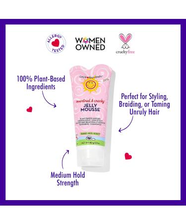 California Baby Overtired & Cranky Jelly Mousse 2.9 oz | Medium-Hold Plant-Based Hair Gel for Kids | Allergy-Friendly & Non-Sticky - Buy Online on GoSupps.com