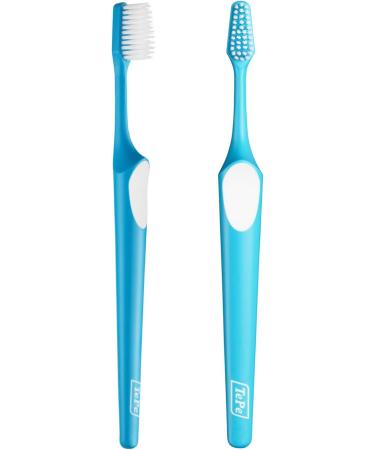 Tepe Supreme Toothbrush - Conical Brush Shape Short & Long Bristles for Gentle Cleaning | 4-Pack in Various Colors - Buy Online on GoSupps.com