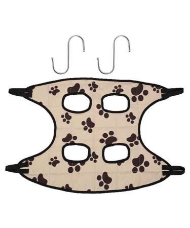 Pet Grooming Helper Hammock Cat Dog Sling for Beauty | Breathable Pet Cat Hammock Restraint Bag for Small Medium Large Dogs and Cats Generic Paw Print Small