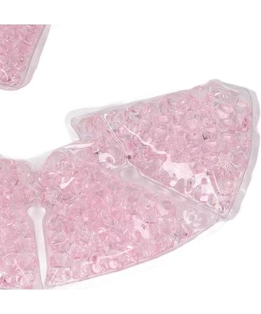 Breast Gel Pad Hot Cold Compress - Promote Milk Flow Reduce Swelling Special Shape - Pink | International Shipping - Buy Online on GoSupps.com