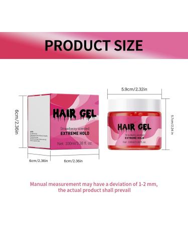 Lightweight hair gel with extreme hold alcohol-free 100 ml for any hairstyle suitable for various occasions - Buy Online on GoSupps.com
