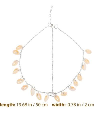 minkissy Shell Headpiece Chain for Travel - Bohemian Head Chain Tassel Head Chain Shell Hair Chain Gypsy Headpiece Shell Pendant Head Chain for Women Girls - Buy Online on GoSupps.com
