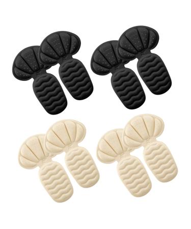 Beaupretty 4 Pairs Heel Pad Women's Pumps Womens Heels High Heel Grip Anti Slip Heel Insert Heel Cushion Foot Supplies Convenient Heel Stickers Soft Liner High-Heel Boots Follow up Protector