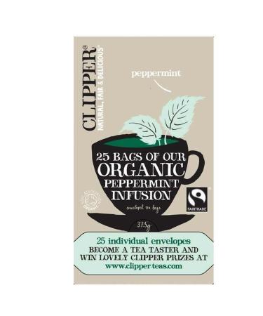 Clipper Teas Clipper Fairtrade Infusion Peppermint BIO 6x 25 stuks