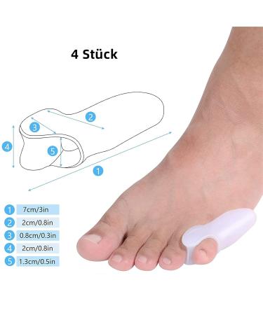 Feifanshop Silicone Gel Toe Spreader - Bunionette & Pain Relief Toe Separator for Comfort & Relaxation | International Shipping - Buy Online on GoSupps.com