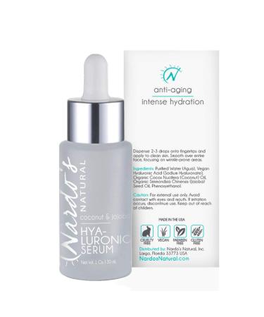 Buy All Natural Hyaluronic Acid Serum | Anti-Wrinkle Acne & Dark Spot Treatment for Face - Made in the USA | Nardo s Natural Skin Care 1 Ounce - Buy Online on GoSupps.com