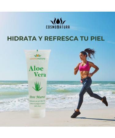 Pere Marve 40140 Aloe Vera Gel 100% - Organic 250ml - Hydrating & Soothing Skin - International Shipping Available - Buy Online on GoSupps.com