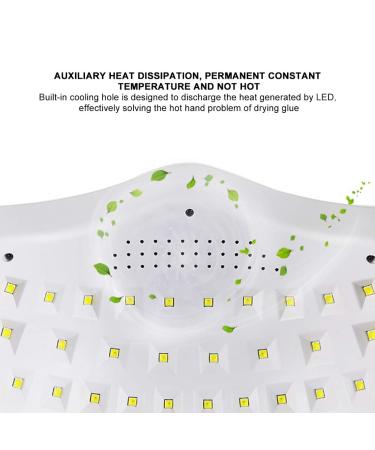 Buy UV-LED Nail Lamp 72W - Fast Drying Nail Polish Dryer for Home & Studio Use | Intelligent Manicure Tool (EU Shipping) - Buy Online on GoSupps.com
