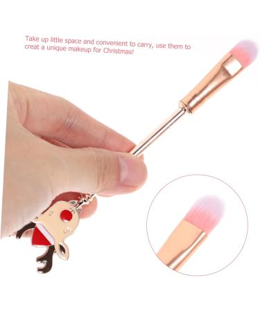 minkissy 7 Setting Powder Brush Concealer Brush Synthetic Kit Makeup Starter Brush Santa Accessories Cosmetic Tools Beauty Brush Christmas Mini Brush Face Brush Elder Make up - Buy Online on GoSupps.com