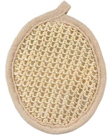 Sisal Face & Body Oval Pad Bath Peeling: Smart Anti-Cellulite - Pack of 2 - Buy Online on GoSupps.com
