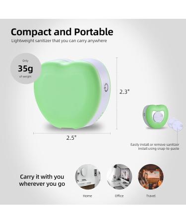 Sewrom UV-C Sanitizer Toothbrush Case | Portable Heat-Drying Holder for Any Size Toothbrush | Travel and Home Toothbrush Sterilizer Cover - White - Buy Online on GoSupps.com