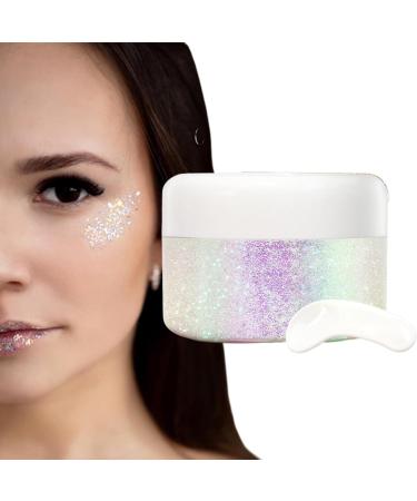 Face - Body Makeup for Hair and Face Holographic Sparkling Chunky Mermaid Sequins Makeup Hair Festival Body Face Lambo 04# - Buy Online on GoSupps.com