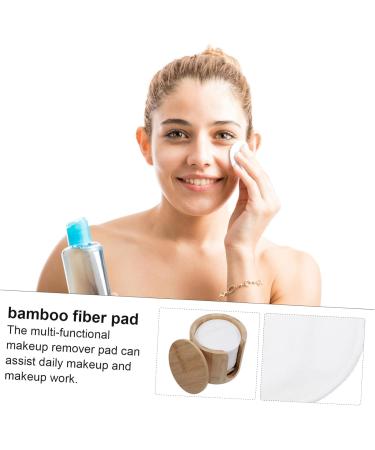 Beavorty 1 Set Makeup Remover Pad Makeup Cotton Pads Make up Pads for Face Makeup Puff Bamboo Makeup Remover Pads Face Makeup Cleaning Pad Reusable Facial Pads Face Cleaning Puff Round Set - Buy Online on GoSupps.com