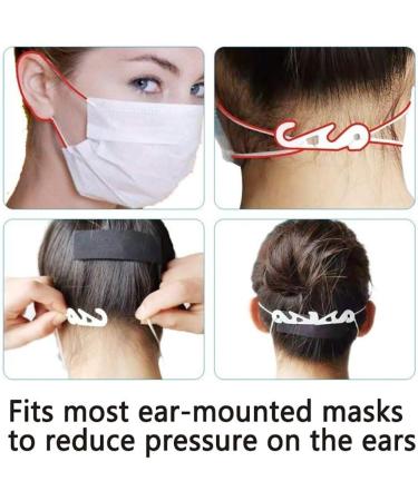 Zhungzaoh Masking Hook - 30 Piece Adjustable Mask Holder for Adults & Children | Anti-Slip Extension for Comfort & Protection - Buy Online on GoSupps.com