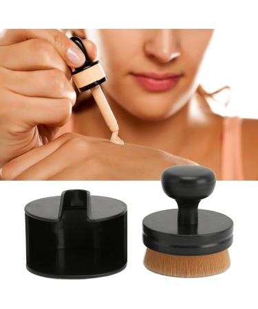 Verdant Touch Foundation Makeup Brush Foundation Makeup Brush Flat Top with Protective Cover Shed-Free Portable Makeup Brush - Buy Online on GoSupps.com