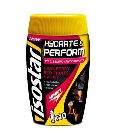 Isostar Isostar Hydrate & Perform 400g Isotonic Electrolyte Drink - Electrolyte Solution to Support Sports Performance - Red Fruits - Pack of 2