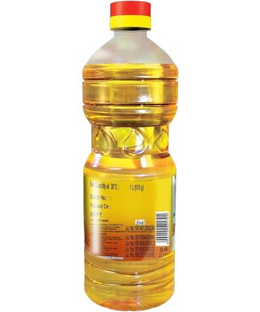 Pata'njali Rice Bran Oil Naturally Fatty Acid for Cooking Frying 1 L Bottle - Buy Online on GoSupps.com