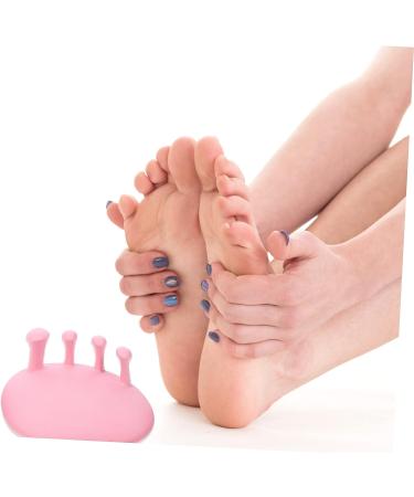 4 Pairs Healeved Toe Separators & Gel Protectors for Women - Toe Splints, Thumb Splint, Nail Polish Gel, Hip Pads - Foot Correctors & Stretcher with Arch Support - Pink (11X10X6CMx4pcs) - Buy Online on GoSupps.com