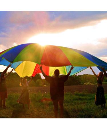 Sonyabecca 20ft Play Parachute for Kids | Tent Cooperative Team Building Games | Birthday Gift - Buy Online on GoSupps.com