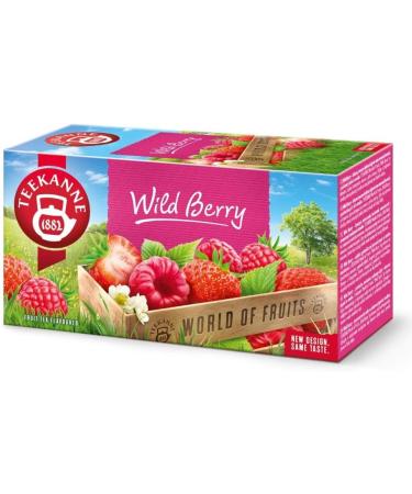 DEKOND TEEKANNE WILD BERRY- Wild fruit tea with wild berries - Strawberry and raspberry aroma - 6 x 20 - Buy Online on GoSupps.com
