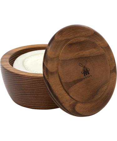 M HLE Wooden Shaving Bowl with 65g Aloe Vera Shaving Soap - Buy Online on GoSupps.com