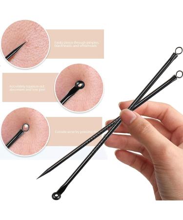 Professional Blackhead Remover Tool Kit for Nose & Face with Case - Acne Comedone Zit Extractor Set - Blemish Pimple Popper Tool - Blackhead Extraction Popping Tool - Buy Online on GoSupps.com
