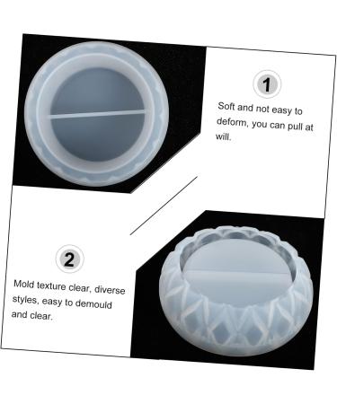 EXCEART 2pcs Storage Box Mold Lipstick Mold Silicone Mold Storage Case Organizer Mold Accessories Cake Mold 8.5X8.5X7CMx2pcs Pyramidx2pcs - Buy Online on GoSupps.com