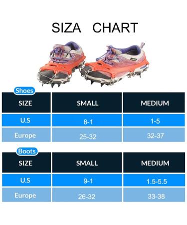 Raeside Kids Ice Cleats | Crampons for Children US Size 8-1 & 1-5 Medium - Buy Online on GoSupps.com