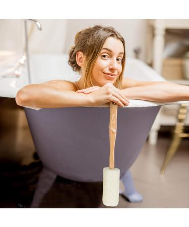 Natural Loofah Back Scrubber QpenguinBabies Loofah on a Stick with Natural Loofah Sponge Exfoliating Body Sponge Scrubber With Long Wooden Handle Back Brush For Men & Women in Bath Spa Shower 2 Pack - Buy Online on GoSupps.com