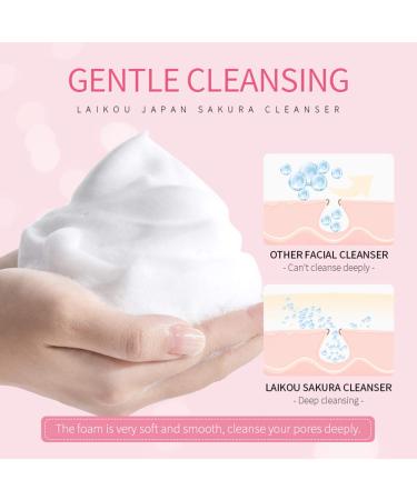 Buy Face Sakura Cleanser - Deep Cleaning Foaming Cream for Hydration & Oil Balance | International Shipping Available - Buy Online on GoSupps.com