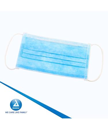 Buy Dynarex Procedure Masks - Disposable Triple-Pleated Face Masks with Ear Loops - 50 Blue Medical Masks for Hospital Use | Fast International Shipping - Buy Online on GoSupps.com