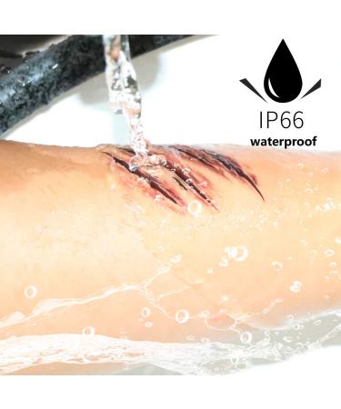 9pcs Realistic Bloody Wound Temporary Tattoo Stickers - Waterproof Halloween Makeup Props - Buy Online on GoSupps.com