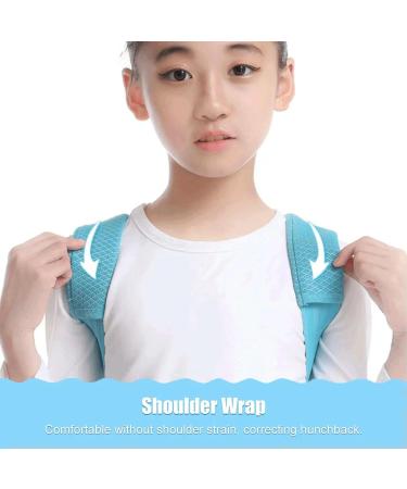 Back Posture Corrector Brace Back Shoulder Support Belt Posture Correction Belt for Belt Health Care Type B Blue M - Buy Online on GoSupps.com