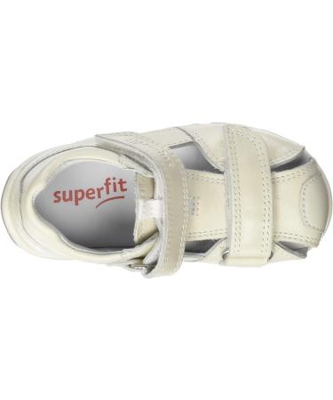 Superfit Baby Boys Freddy Sandals - Size 7.5 UK, White Weiss - Size 10 - Buy Online on GoSupps.com