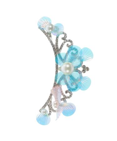 minkissy Rhinestone Tuck Comb Hair Clip Hair Pin Wig Tiara The Crown Hair Barrettes Rhinestone Bobby Pins Women Crown Hairpiece Girl Hair Accessories Girl Hairpiece Metal Issue Card Baby