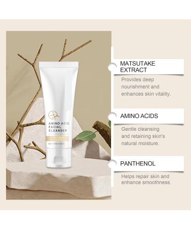Nettoyant Visage Aux Acides Amin s - Nettoyage Doux Hydratant L'acide Hyaluronique Soin Quotidien For Affiner Les Pores Et Booster L' clat(1PCS) 1 g (Lot de 1) - Buy Online on GoSupps.com