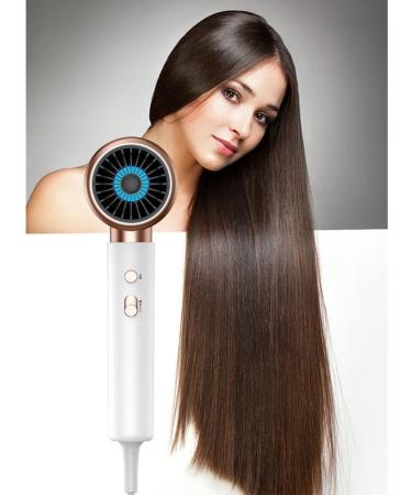 Srutueo US Plug Hair Dryer Strong Powered Hot Cold Wind Hair Dryer 1500W 5-Step Hair Dryer Easy to Use - Buy Online on GoSupps.com