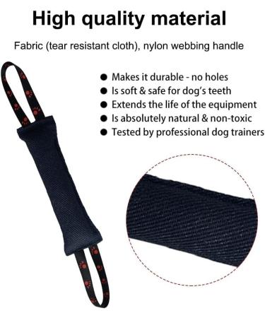 Dongker Bite Sausage for Dogs | 30cm Durable K9 Tug Toy | Robust Training & Play | Blue - Buy Online on GoSupps.com