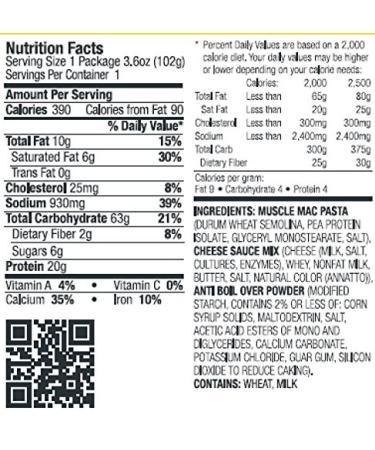Mouthwatering Muscle Mac High Protein Macaroni & Cheese Microwave Cup - 6 Pack - Buy Online on GoSupps.com