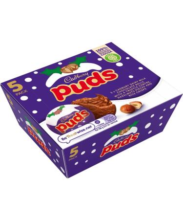  Cadbury Cadbury 5 x Milk Chocolate Puds 175g - Christmas Present Birthday Gift Official Gift - Buy Online on GoSupps.com