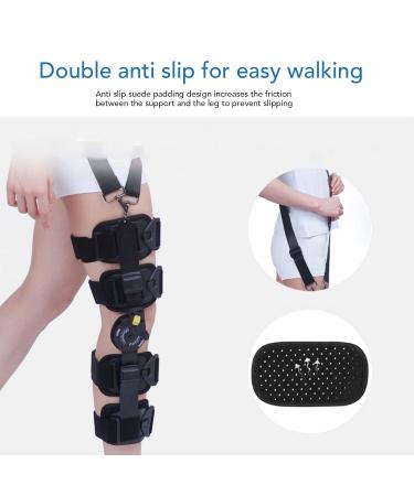 Buy Adjustable Hinged Knee Brace | Knee Immobilizer & Stabilizer for Effective Support | International Shipping Available - Buy Online on GoSupps.com