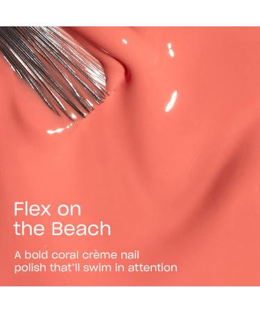 Buy OPI Nail Lacquer - Opaque Bright Orange Cr me - Vegan Fast Drying & Chip Resistant Nail Polish | Flex on the Beach - Buy Online on GoSupps.com