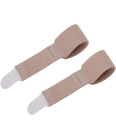 Toe Straightener Brace for Hammer Toes & Broken Toes | Superior Splint & Wrap for Men & Women - 1 Pair (Tan - Buy Online on GoSupps.com