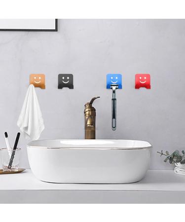 Premium Learanxin 7-Piece Aluminum Alloy Double Hook Razor Plane Stand - Versatile Adhesive Shower Hooks for Razors Keys & Towels - Buy Online on GoSupps.com