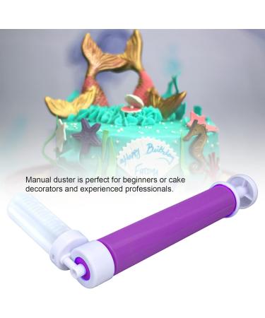 Tyenaza Manual Cake Duster Cake Coloring Tools Plastic Cake Coloring Sprayer Fit for Home Shop Baking Desserts Cupcakes Cookies Chocolates(Purple) - Buy Online on GoSupps.com