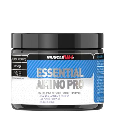 MuscleNh2 Essential Amino Pro Branch Chain Amino Acid Powder BCAA Helps Build Lean Muscle and Speed Up Recovery Red Apple Flavour 150g 10 Servings (Pack of 1) Red Apple 150g