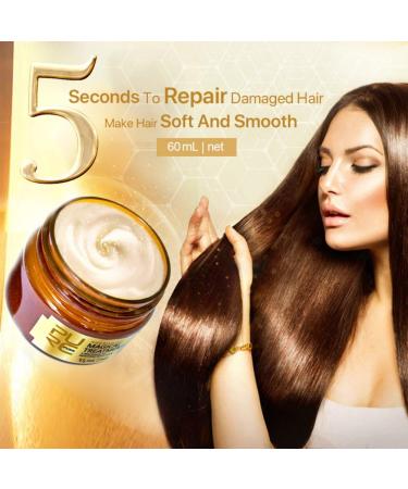 Symmeas Professional Hair Mask | Magic Keratin Oil Treatment for Dry & Damaged Hair - 60ml - Buy Online on GoSupps.com