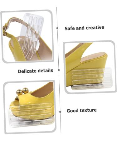 4 Sets Heel Wear Stickers & Gel Inserts | Invisible Shoe Grips for Loose Shoes - Comfort & Support for Sandals & Heels - Buy Online on GoSupps.com